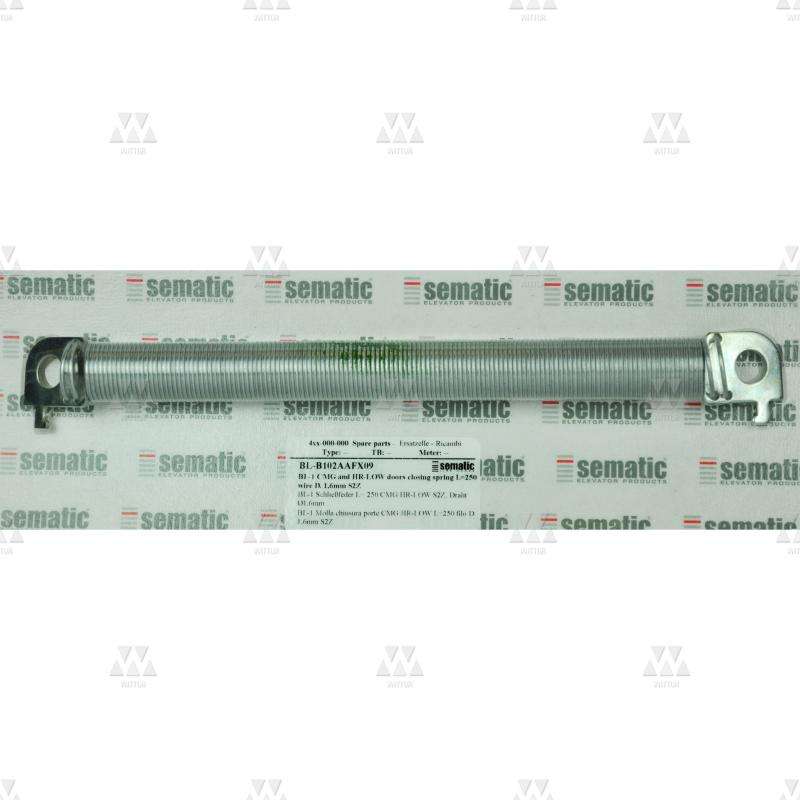 BL-B102AAFX09 | 1 X DOOR CLOSE SPRING L=250MM.