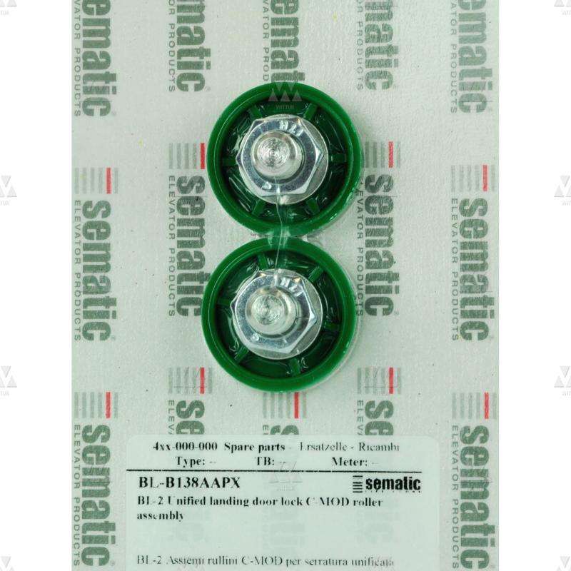 BL-B138AAPX | 2 X CONJUNTO DE RUEDAS C-MOD DE CERRADURA DE PUERTA DE PISO UNIFICADO