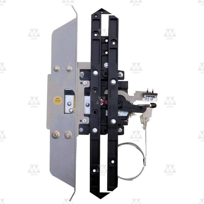 BL-B152ACLX03 | 1 X ALUMINIUM SKATE WITH CAR DOOR LOCKING DEVICE EN81 IP20 (K1-2-3 L LONG BLADE)