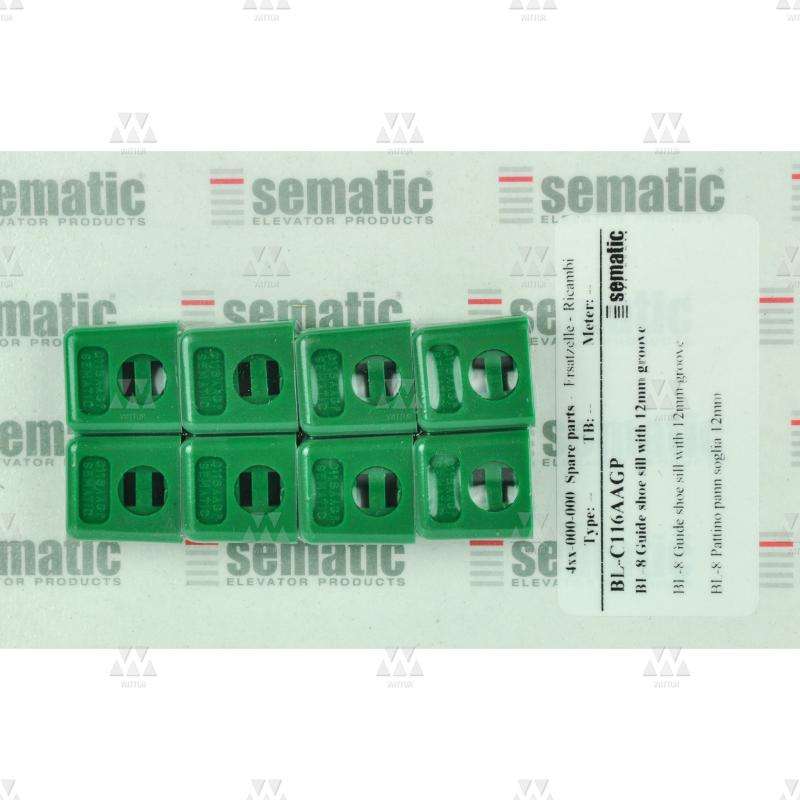 BL-C116AAGP | 8 X ZAPATA GUIA PARA PANELES (PARA ALFAERO CON RANURA DE 12MM)