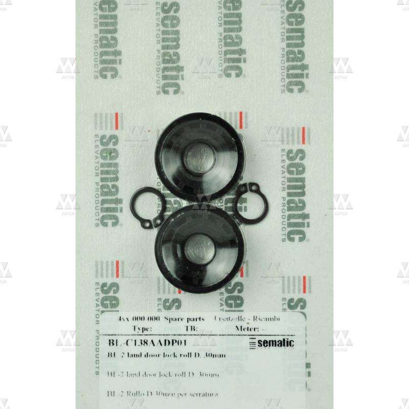 BL-C138AADP01 | 2 X RUEDAS DE CIERRE DE PUERTA DE PISO D.30MM (EXTERNO)