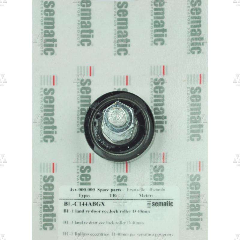 BL-C144ABGX | 1 X RUEDA EXCÉNTRICO PARA PUERTA DE PISO TRASERO D.40MM (EXTERNO) CON RODAMIENTO DE BOLAS