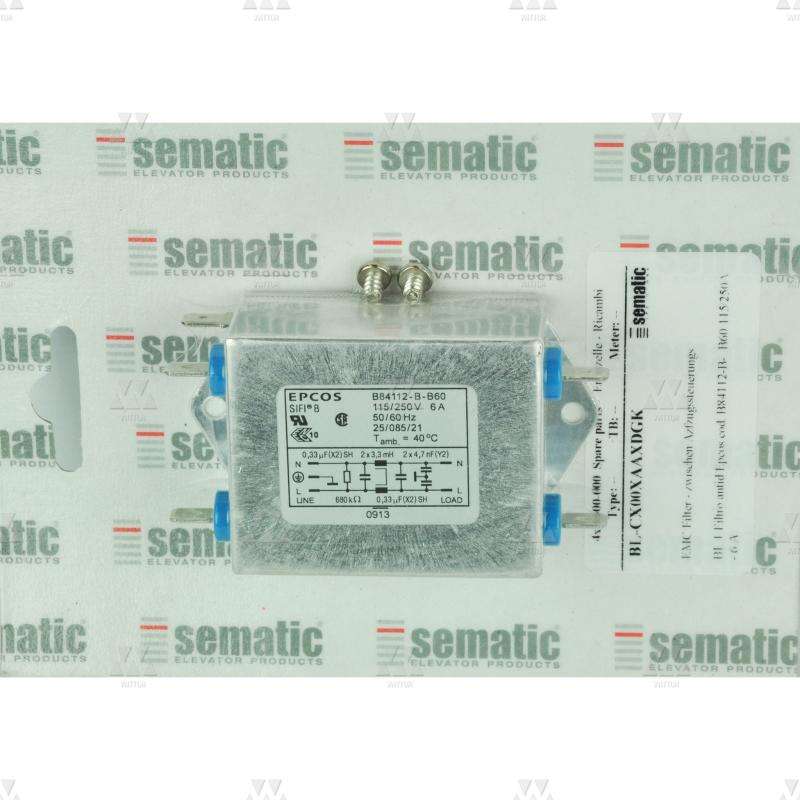 BL-CX00XAAXDGK | 1 X FILTRO EMC - ENTRE EL CONTROLADOR PRINCIPAL Y EL CONTROLADOR DE PUERTA