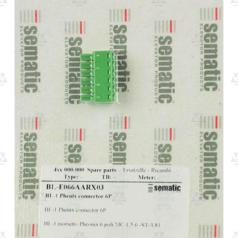 BL-E066AARX03 | 1 X 6P. CONECTOR PHOENIX MC 1,5/6-ST-3,81